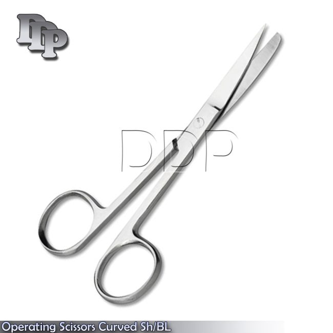 2 Operating Dissecting Scissor 5.5" Sharp Blunt Curved Surgical Instruments