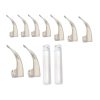2 Pcs LARYNGOSCOPE HANDLE + 9 MACINTOSH BLADE # 2,3,4 Set Anesthesia EMT LS-3135