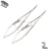 2 Pieces Of Serreted Curved 5.5" Castroviejo Needle Holder Instruments