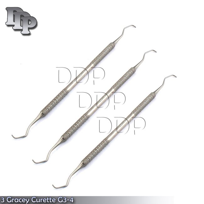 3 Gracey Curette G3-4 DE Dental Instruments