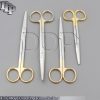4 T/C O.R GRADE MAYO DISSECTING SURGICAL SCISSORS 5.5"+6.75" CURVED + STRAIGHT