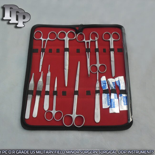 41 PC O.R GRADE US MILITARY FIELD MINOR SURGERY SURGICAL INSTRUMENTS