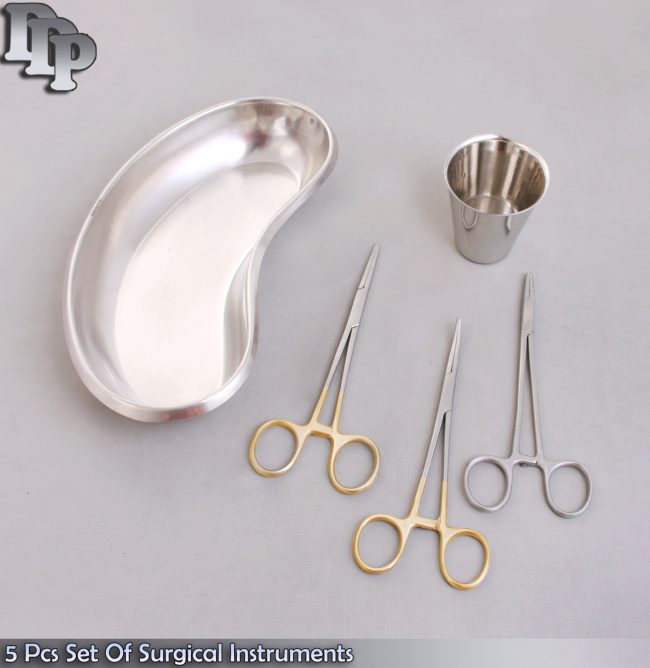 5 Pcs Set Of Surgical Instruments, DS-643