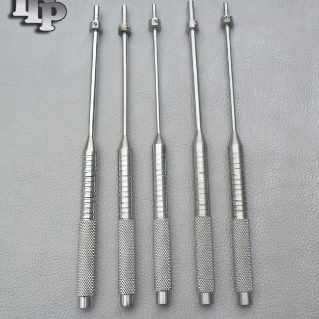 5 Sinus Lift Elevator Set STR. Dental Implant CONVEX