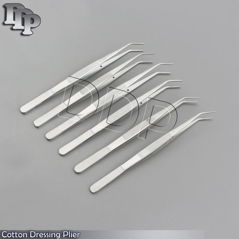 6 PCS 6" COLLEGE TWEEZERS / COTTON DRESSING PLIERS DENTAL SURGICAL