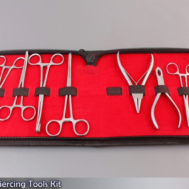 7 Pcs Body Piercing Tools Kit Surgical Instruments BTS-740