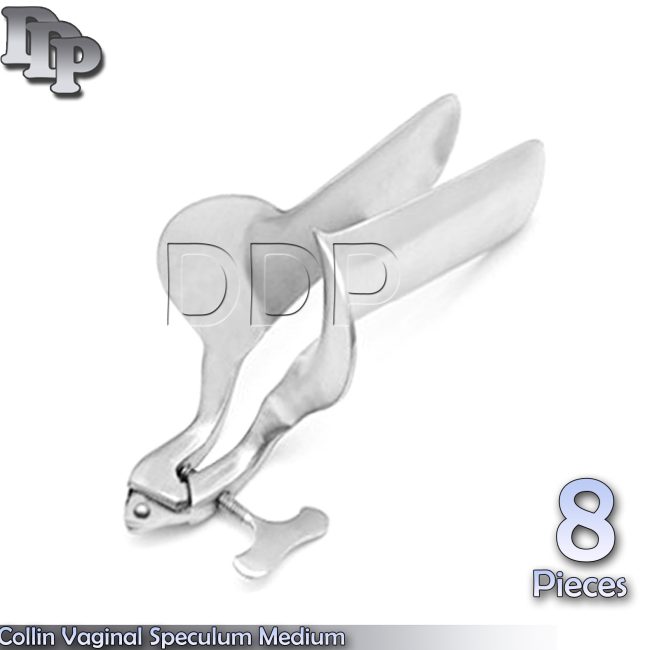 8 Pieces Of Collin Vaginal Speculum Medium Gynecology Instruments