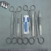 9 INSTRUMENTS MINOR SURGERY SUTURE SET FORCEPS MAYO SCISSOR INSTRUMENTS