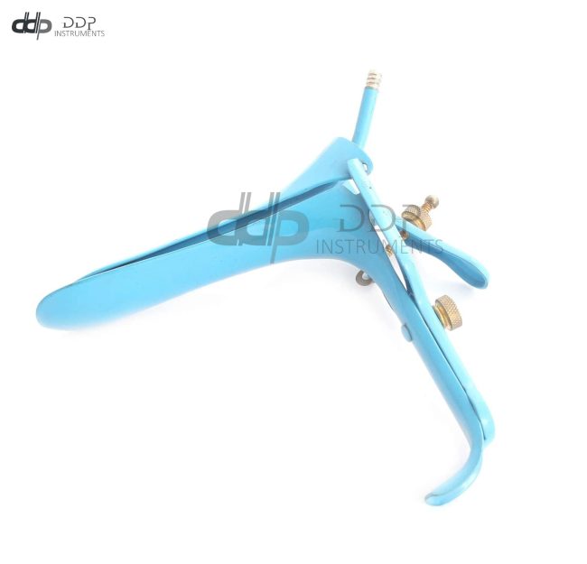 Blue Coated LEEP Graves Speculum Medium Gynecology Surgical Instruments