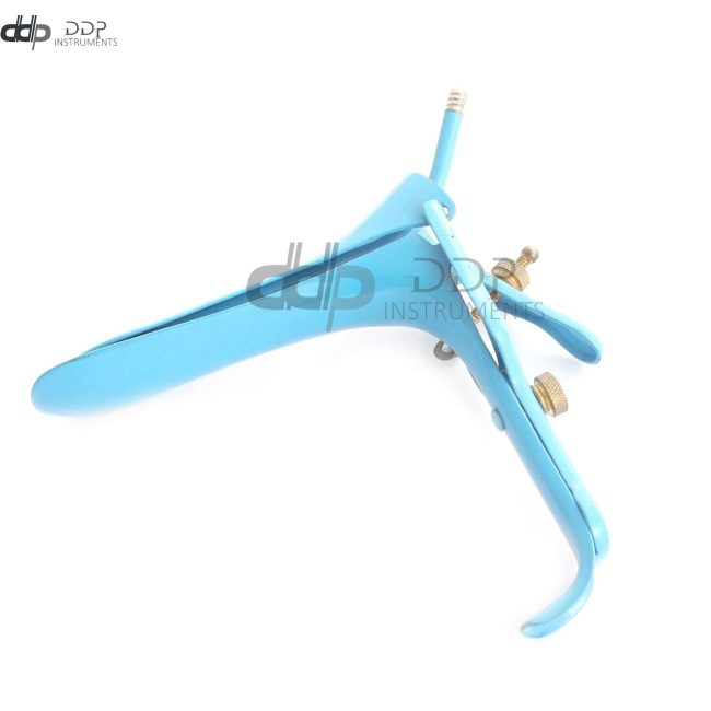 Blue Coated LEEP Graves Speculum Medium Gynecology Surgical Instruments