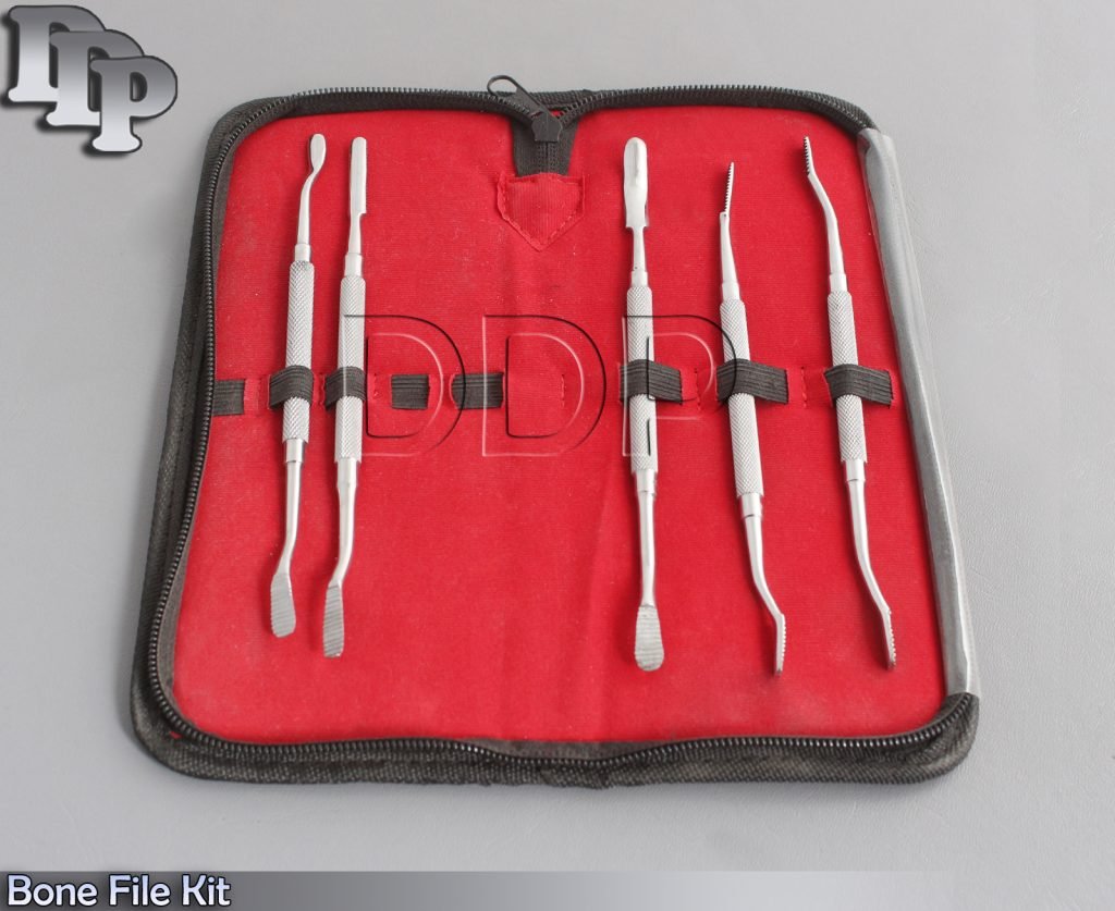 Bone File Kit Dental Surgical Orthopedic Veterinary Surgery Instrument 5 DN-2176