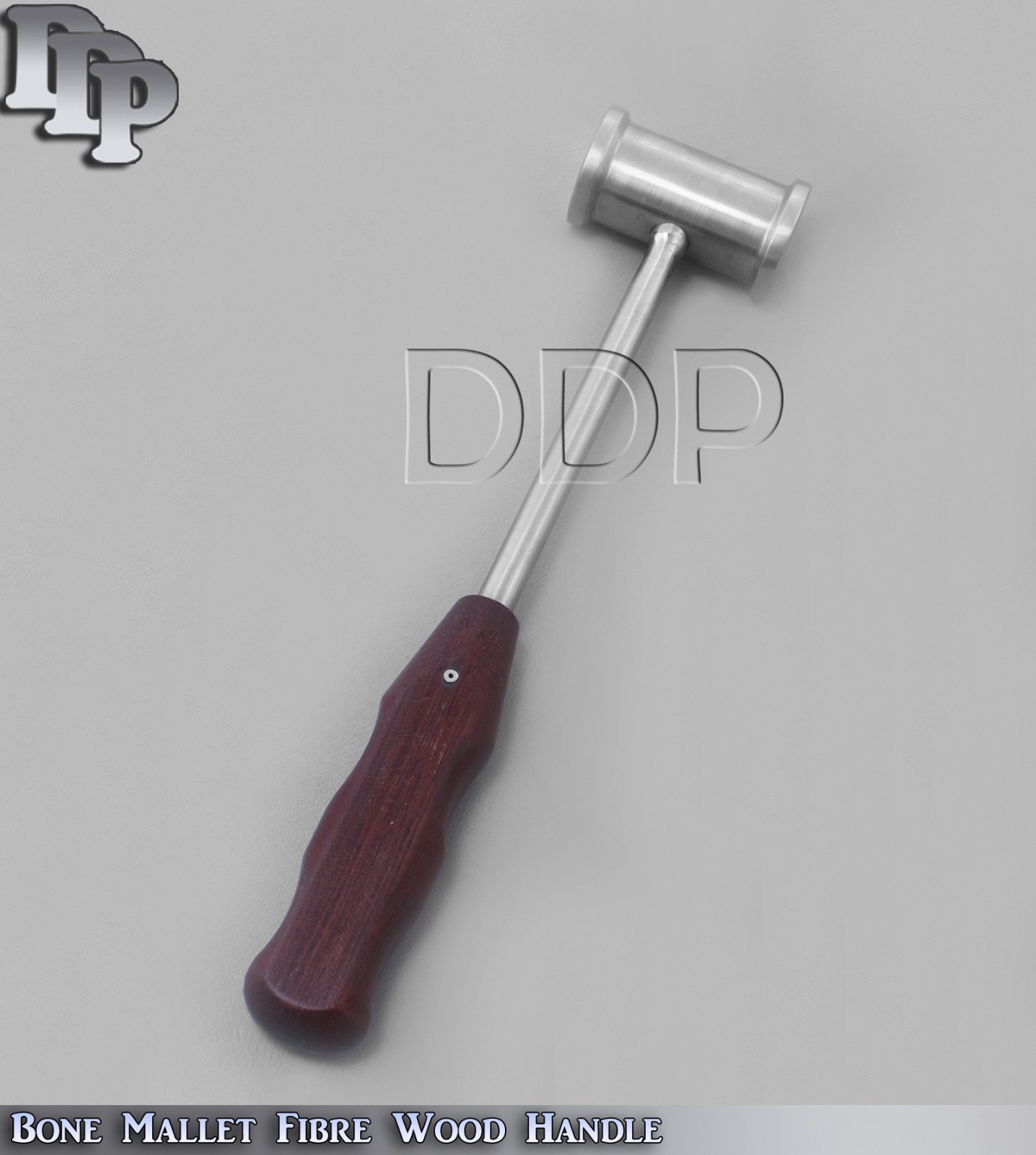 Bone Mallet Fibre Wood Handle Steel Orthopedic Surgical Instruments