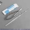 CASTROVIEJO SCISSORS CURVED 4.5"+ SCALPEL HANDLE #7+ 5 SURGICAL BLADES #15