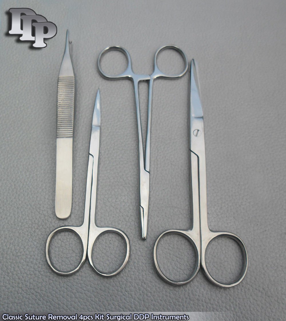 Classic Suture Removal 4pcs Kit Surgical Instruments - Image 3