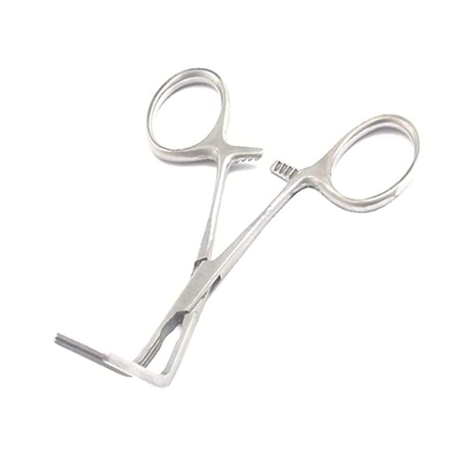 DeBAKEY Bulldog Clamp 4.50" (11.5cm) Angled 45° Surgical 4.50" 4.5" 4.5