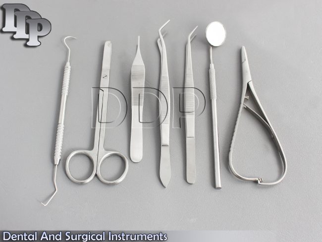 Dental And Surgical Instruments Mathieu Needle Tweezers Probes Lab