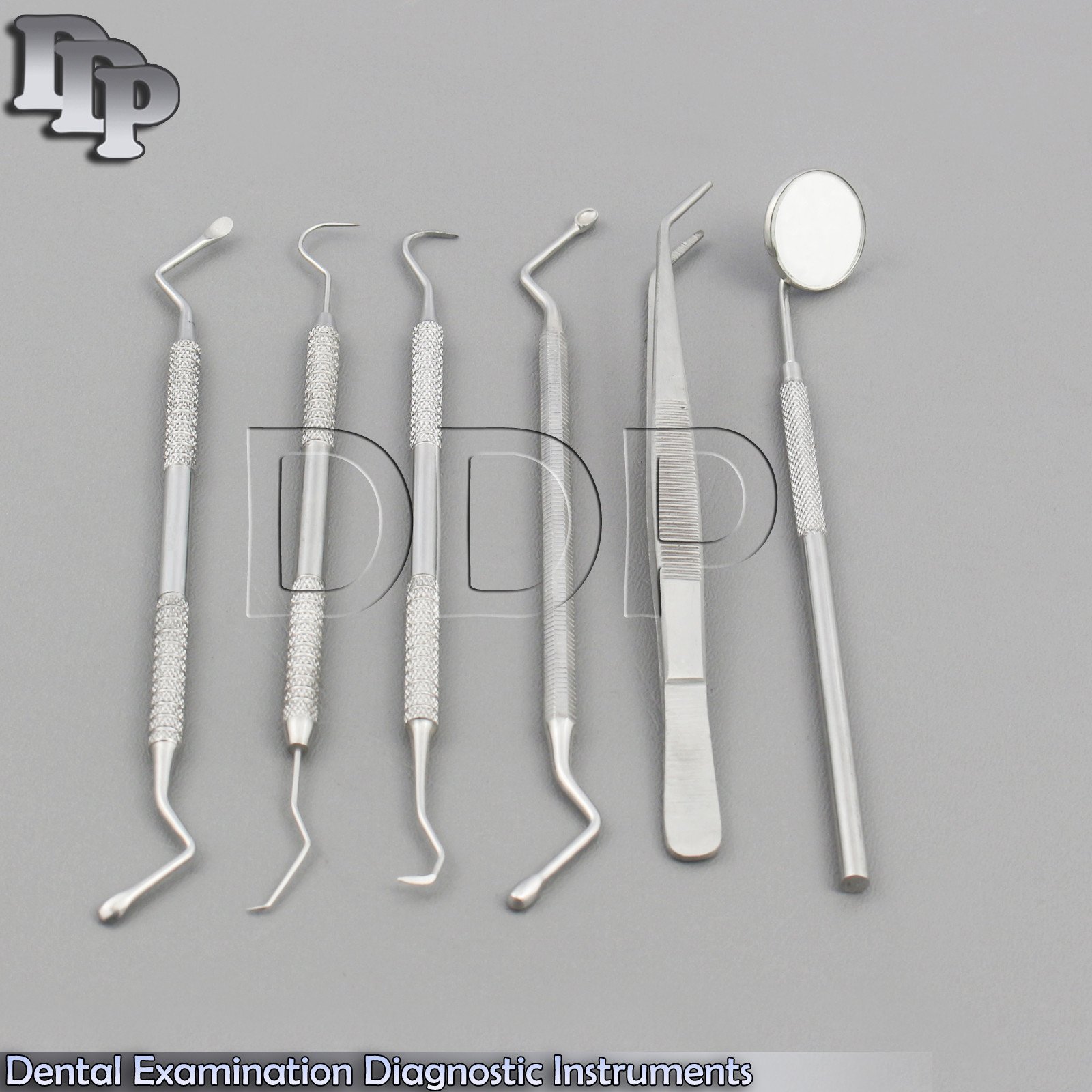 Dental Examination Diagnostic Instruments Sickle Scaler Tooth Pick Bone Curettes