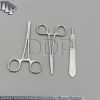 Dental Hemostat Mosquito Locking Clamp Forceps Scalpel BP Handle Blade Holder