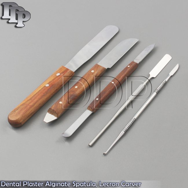 Dental Plaster Alginate Spatula, Lecron Carver, Cement Spatula, Fahen Wax Knife