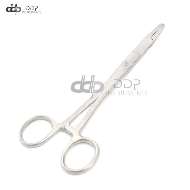 Hemostat With Scissors Stainless Steel Forceps 5.5"