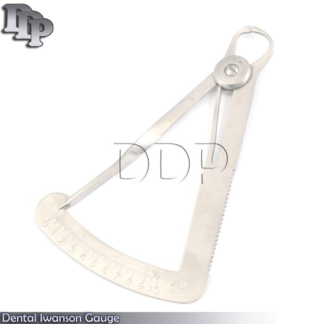 IWANSON CROWN CALIPER METAL SHARP DENTAL INSTRUMENTS