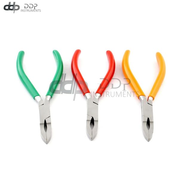 Lot 3 Pcs Ring Closing Plier 5" Jump Rings Jewelry Making Pvc Dip Handle Jw-4024
