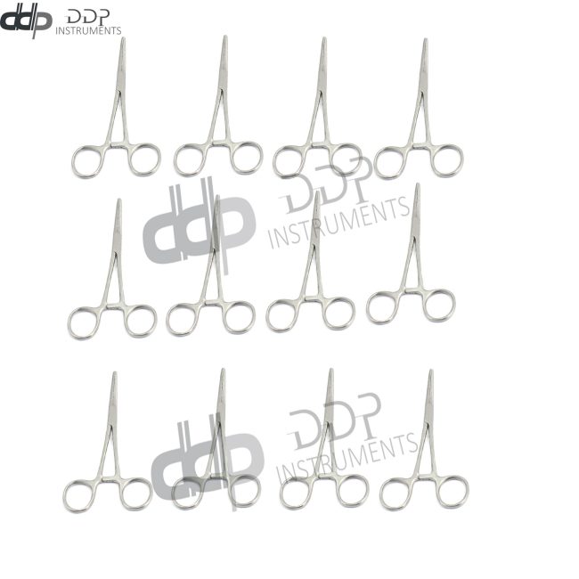 Lot Of 12 Pieces Carmalt Forceps Straight 6.25" Surgical Instruments Stainless