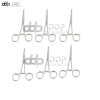 Lot Of 6 Pieces Carmalt Forceps Straight 6.25" Surgical Instruments Stainless