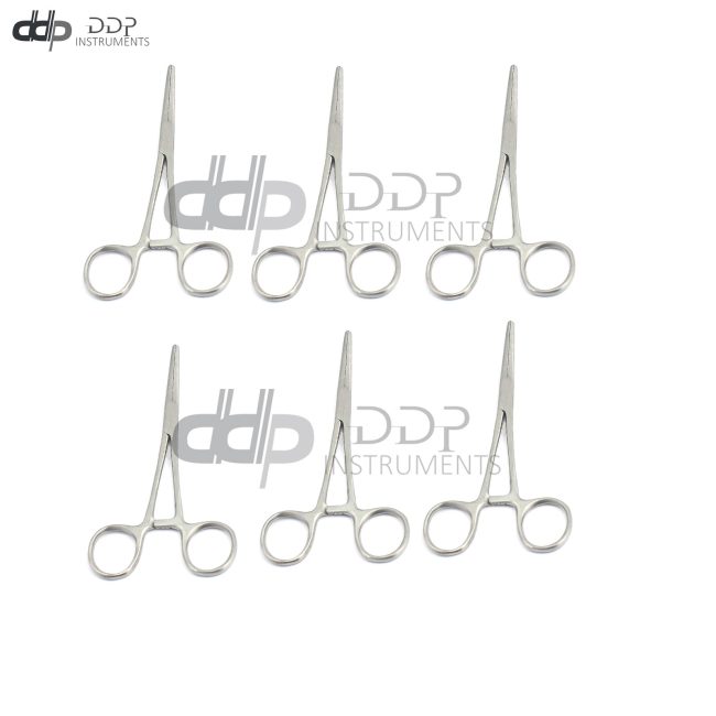 Lot Of 6 Pieces Carmalt Forceps Straight 6.25" Surgical Instruments Stainless