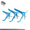 Lot of 3 Pcs Blue Coated LEEP Graves Speculum Small,Medium,large Instruments