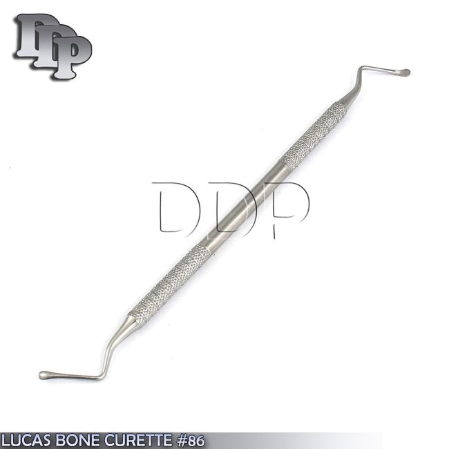 Lucas Curette 86 R/L Medium 2.8 mm Spoon Blade Dental Surgical Steel Instrument