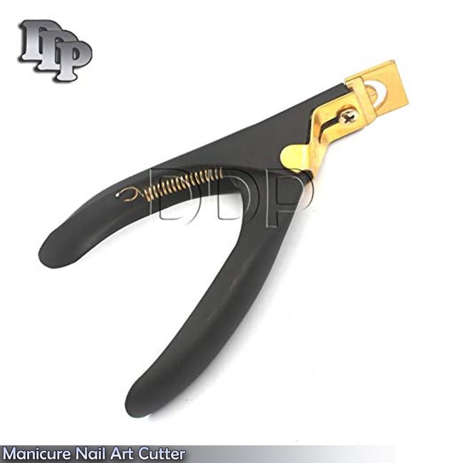 Manicure Art Tip Cutter Black Color Acrylic False Fake Nail Clipper Podiatry New