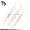New London College Tweezer Surgical Cotton Dressing Forceps Serrated Tip 3 pcs