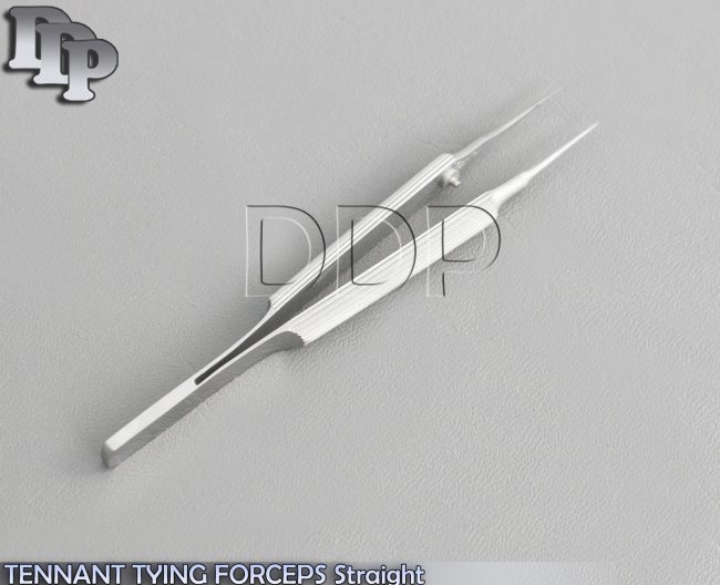 O R GRADE TENNANT TYING MICRO SUTURE FORCEPS 4.25" Straight