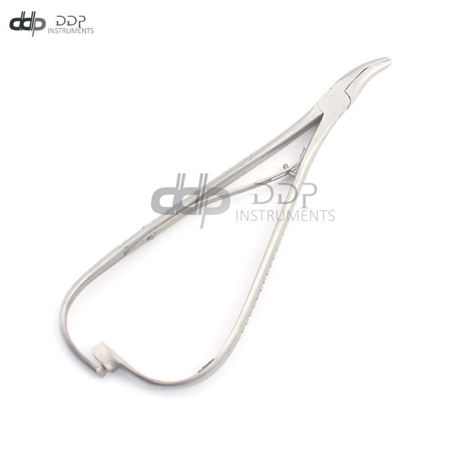 Orthodontic Mathieu Pliers 14cm Hollow Back Curved
