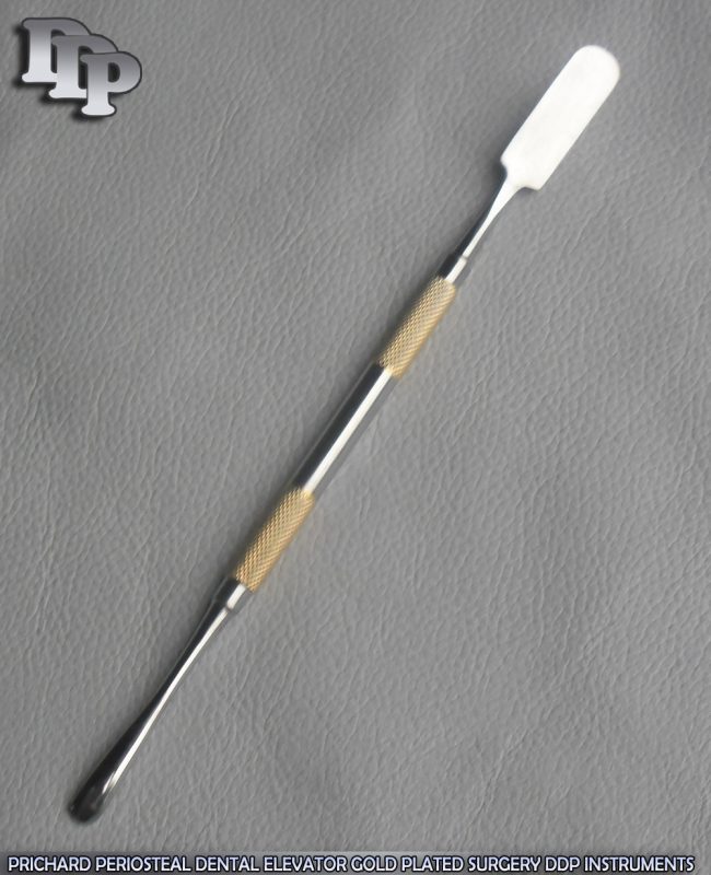 PRICHARD PERIOSTEAL DENTAL ELEVATOR GOLD PLATED SURGERY INSTRUMENTS