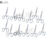 Pack of 12 O.R Grade Mosquito HEMOSTAT Locking FORCEP 5" Curved Serrated TP