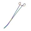 Pean Hemostat Locking Forceps 24" Curved Multi Color Surgical Inst DS-2466