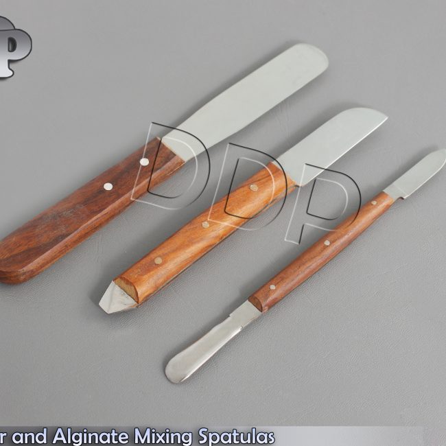 Plaster and Alginate Mixing Spatulas, Set of 3, Lab Mixing Instruments