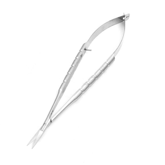Premium O.R Grade Round Castroviejo Scissors 9'' Micro Surgery Surgical Dental