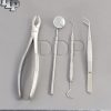 SET OF 4 PCS ORAL DENTAL SURGERY EXTRACTION KIT WITH EXTRACTING FORCEPS #90