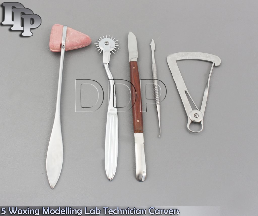 Set Of 5 Waxing Modelling Lab Technician Carvers Reflex Testing Surgical DS-775