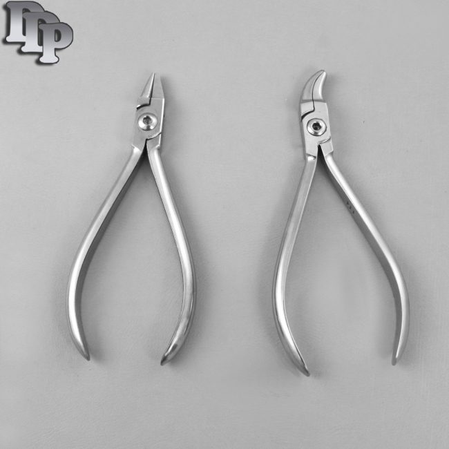 Set of 2 Bird Beak Plier & Reynolds Contouring Plier Orthodontic Instruments
