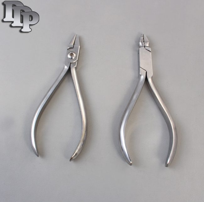 Set of 2 Bird Beak Plier & Young Plier Orthodontic Instruments Set