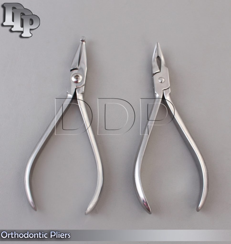 Set of 2 How Plier Straight & Weingart Plier Orthodontic Instruments Set