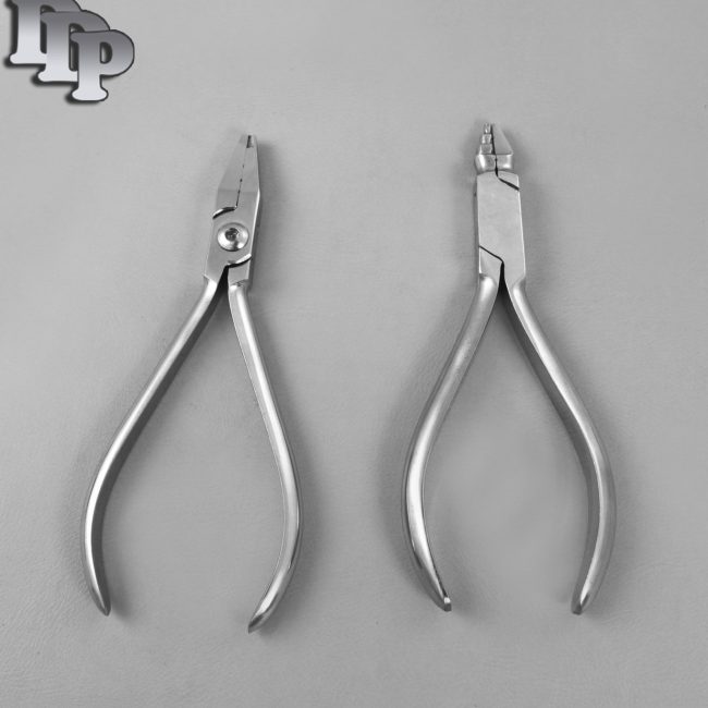 Set of 2 Jarabak Light Wire Plier & Young Plier Orthodontic Instruments Set