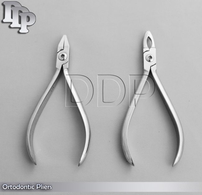 Set of 2 Johnson Contouring Plier & Adam Plier Orthodontic Instruments Set