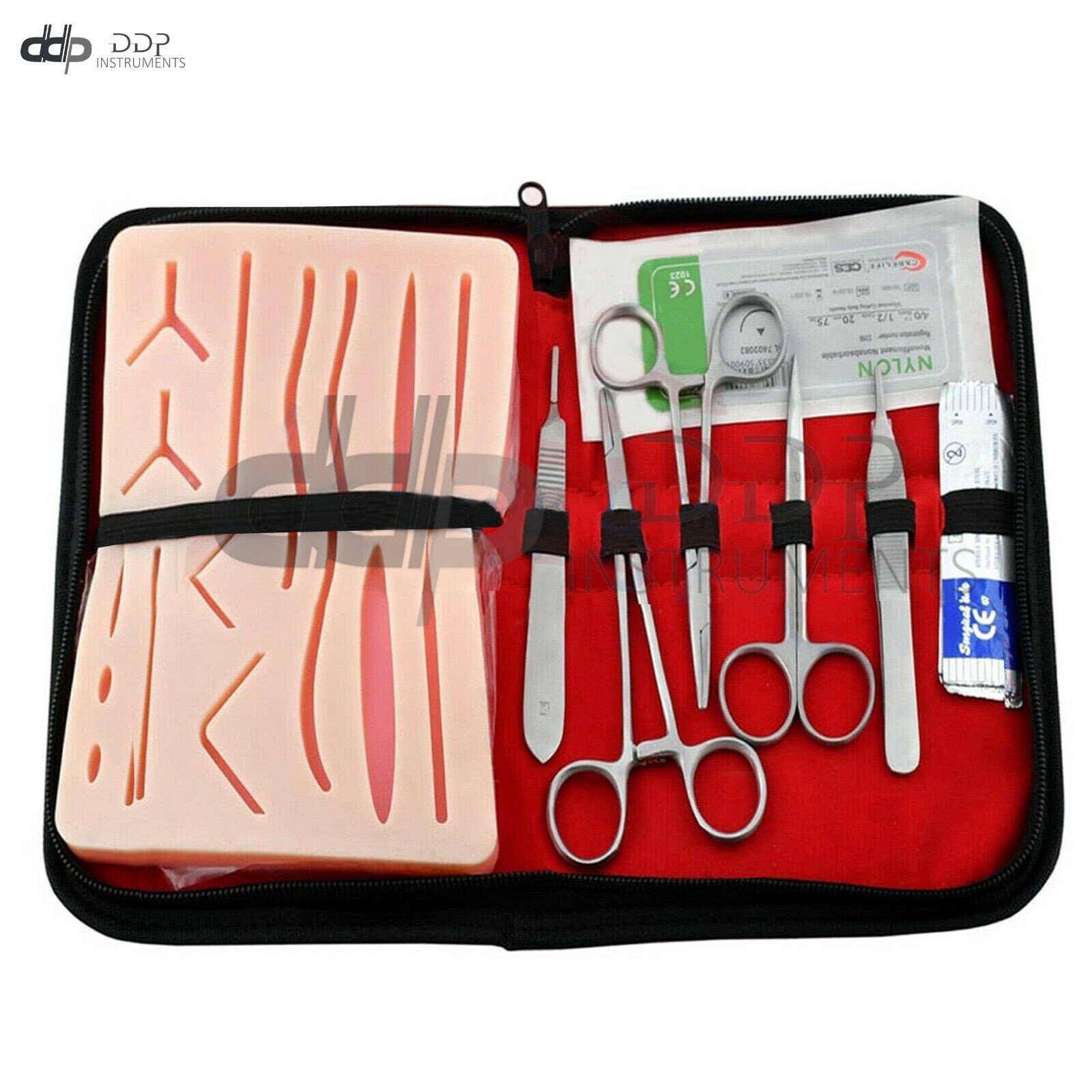 Suture Practice Kit for Complete Surg Knots Training Medical Vet Student DS-1348