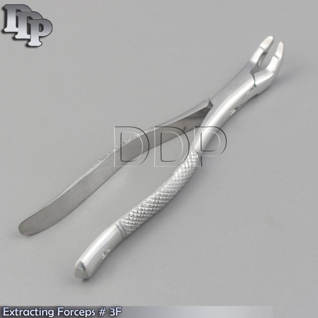 Tooth Extracting Forceps # 3F Surgical Dental Instruments