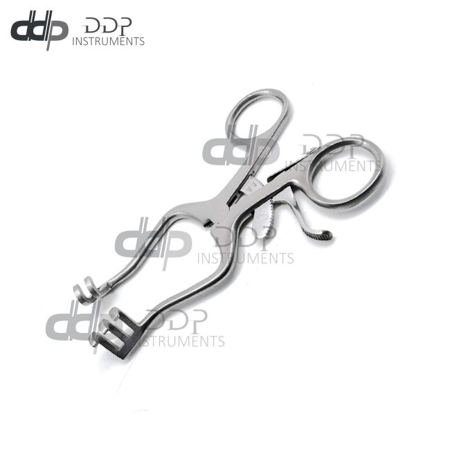 Weitlaner Retractor 4.5'' BLUNT 2x3 Prong Surgical ENT Veterinary Instruments